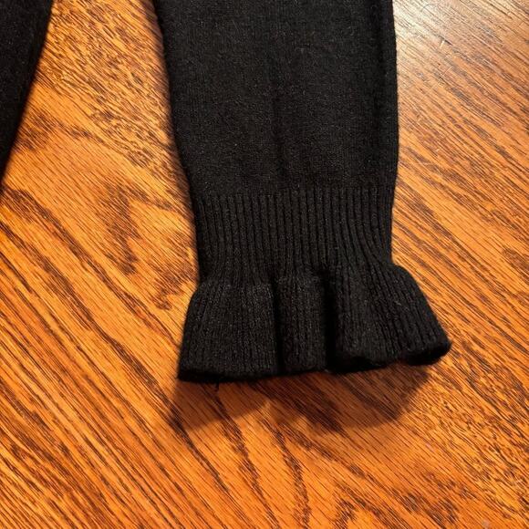 Lapis Open Cardigan Black Long Sleeve Women's Size XL Drape - Picture 8 of 10